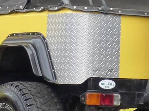 Warrior  1960-1984 Toyota FJ40 Landcruiser Full Side Rear Corners Diamond Plate 914-1