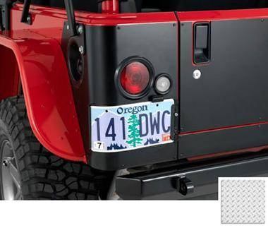 Warrior 1997-2006 Jeep TJ Wrangler Rubicon Unlimited  Rear Corners with Cutouts for LED Lights S917A