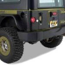 Warrior 2007-2012 Jeep JK Wrangler Rubicon Unlimited 4dr  Rear Corners with Cutouts for LED Lights Steel S926A