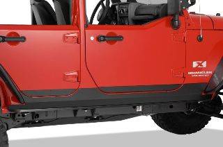 Warrior  2007-2012  Jeep JK Wrangler Rubicon Unlimited Rocker Panel Side Plates 922EPC