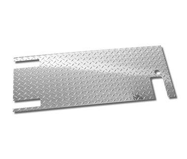 Warrior  1997-2006 Jeep TJ Wrangler Tailgate Cover Polished Aluminum 909DPA