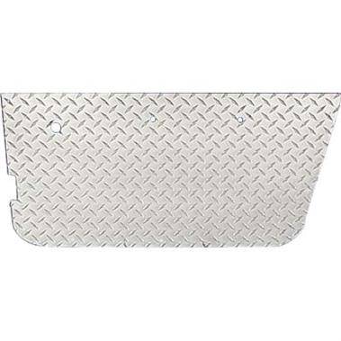 Warrior  1976-1995 Jeep CJ YJ Wrangler Factory Full Door Panel Inserts Black Powder Coat Aluminum Diamond Plate 90750PC
