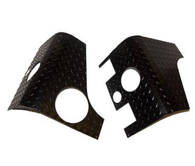 Warrior 2007-2012 Jeep JK Wrangler Rubicon 2dr  Rear Corners with Cutouts for LED Lights 924APC