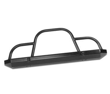 Warrior 976-2006 Jeep CJ Wrangler 1 Rock Crawler Front Bumper with Brush Guard Steel Black powder coat 57050