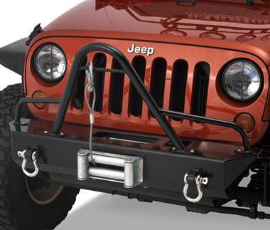 Warrior  2007-2012 Jeep JK Wrangler Rubicon Unlimited Stinger Brush Guard Black 59015