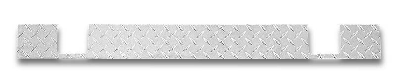 Warrior  2004-2006 Jeep LJ Wrangler Unlimited   Back Plate Polished Aluminum 918CPA