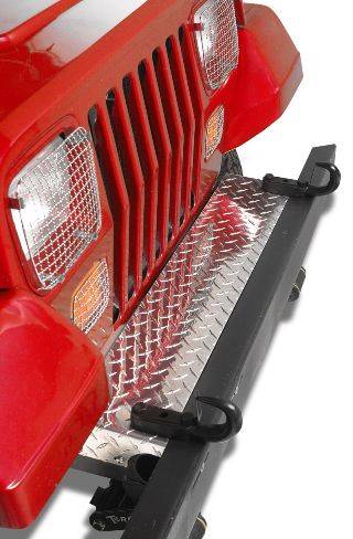 Warrior  1997-2006 Jeep TJ Wrangler Rubicon Unlimited Front Frame Cover Diamond Plate 91610