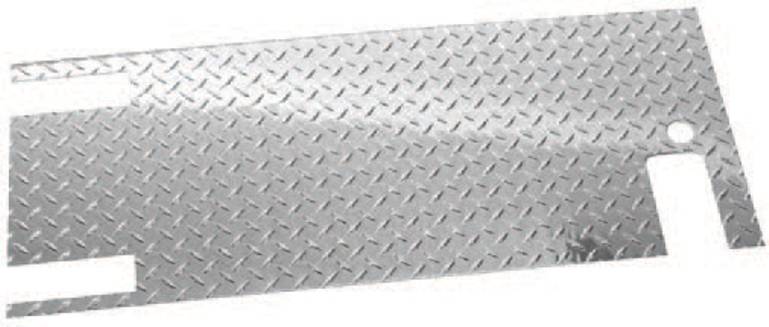 Warrior 1976-1986 Jeep CJ7  Tailgate Cover Diamond Plate Aluminum 913D