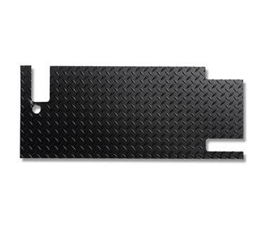 Warrior  1976-1986  Jeep CJ7 Tailgate Cover Black powder Coated Diamond Tread Aluminum 913DPC