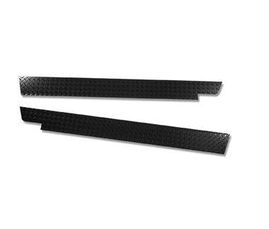 Warrior  1976-1986 Jeep CJ Side plates Black powder coat Aluminum Diamond Plate 913PC