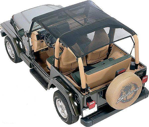 VDP 2003-2006 Jeep TJ Wrangler KoolBreez Sun Screen Full Brief Top Unlimited 50406F