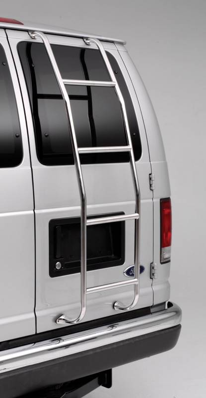 Surco Van Ladder High Gloss Silver Stainless Steel 093