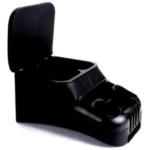 TSI Full size Bench Console Upholstered Black 30011
