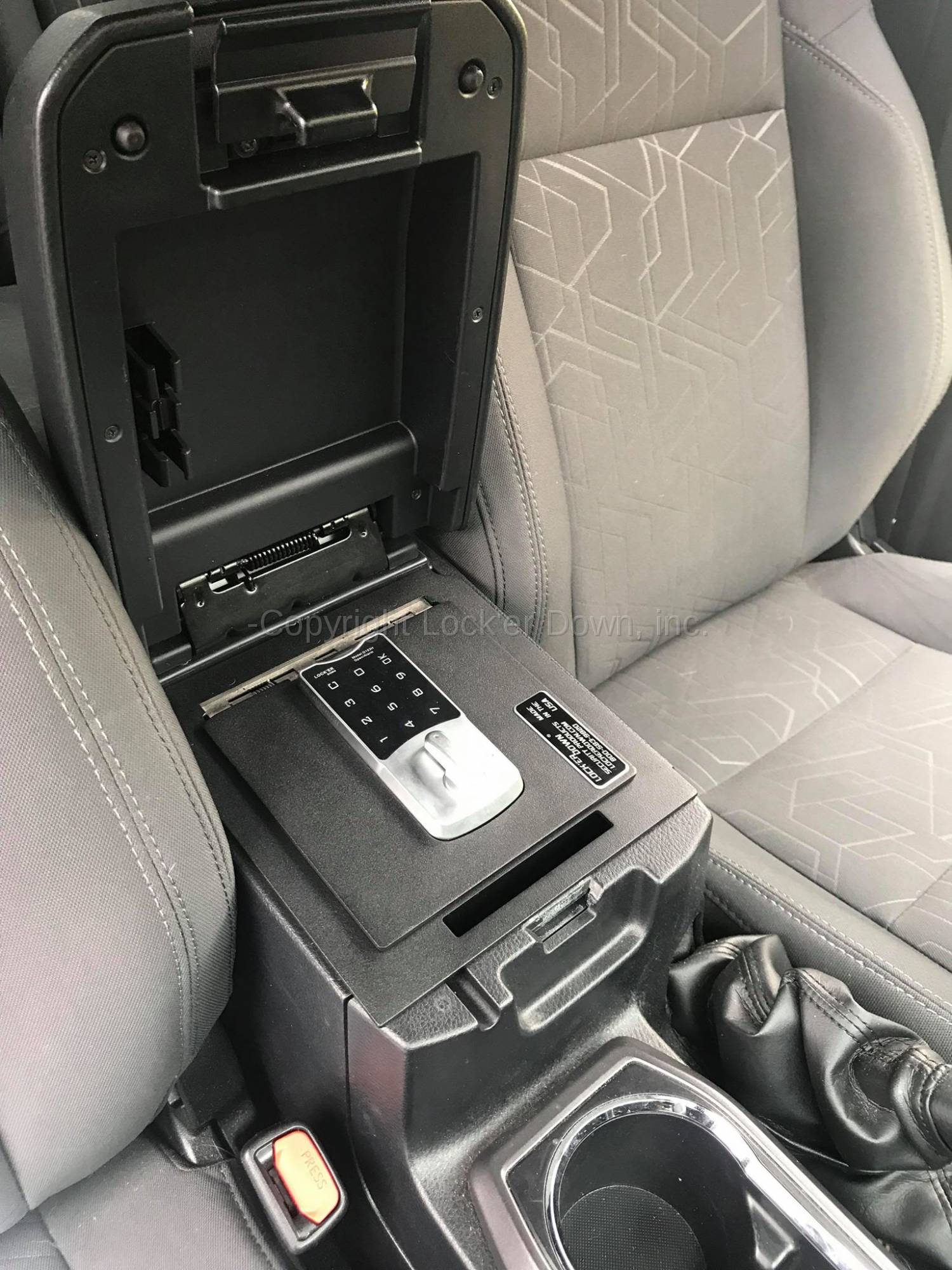 Lock'er Down 2016-2021 Toyota Tacoma Exxtreme Console Safe LD2047EX