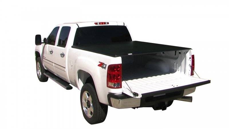 Tonno Pro 2004-2014 Nissan Titan Hard Fold Bed Cover also includes utlity track HF-450