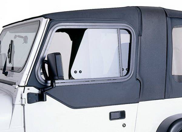 Rampage 1997-2006 Jeep Wrangler Top Slider Half Door Window Color Black Diamond 919235
