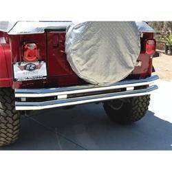 Rampage 1976-1983 Jeep CJ5 1976-1986 CJ7 1981-1986 Scrambler 1987-2006 Wranger Front or Rear Tube Bumper SS 8449