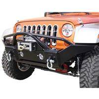 Rampage 2007-2014 Jeep Wrangler Rubicon Unlimited Steel Recovery Bumper With Stinger 86510