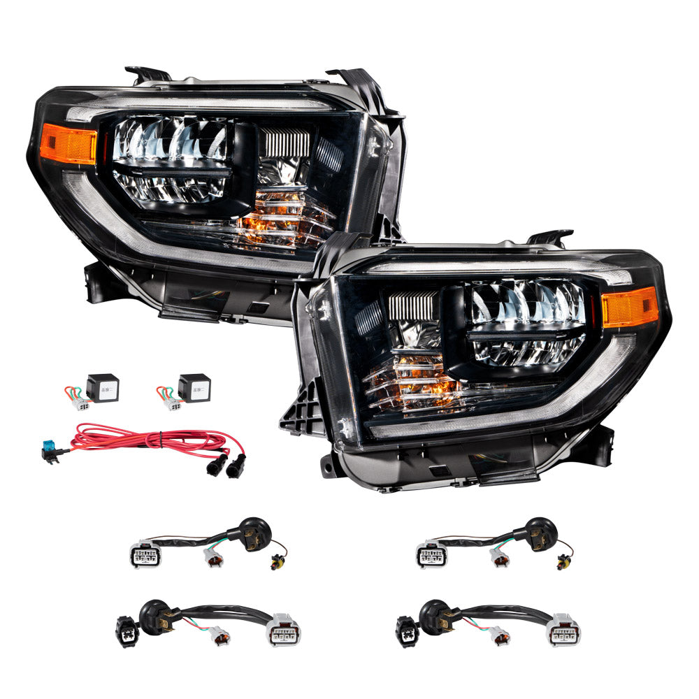 Form Lighting 2014-2021 Toyota Tundra LED Reflector Headlights Pair FL0002