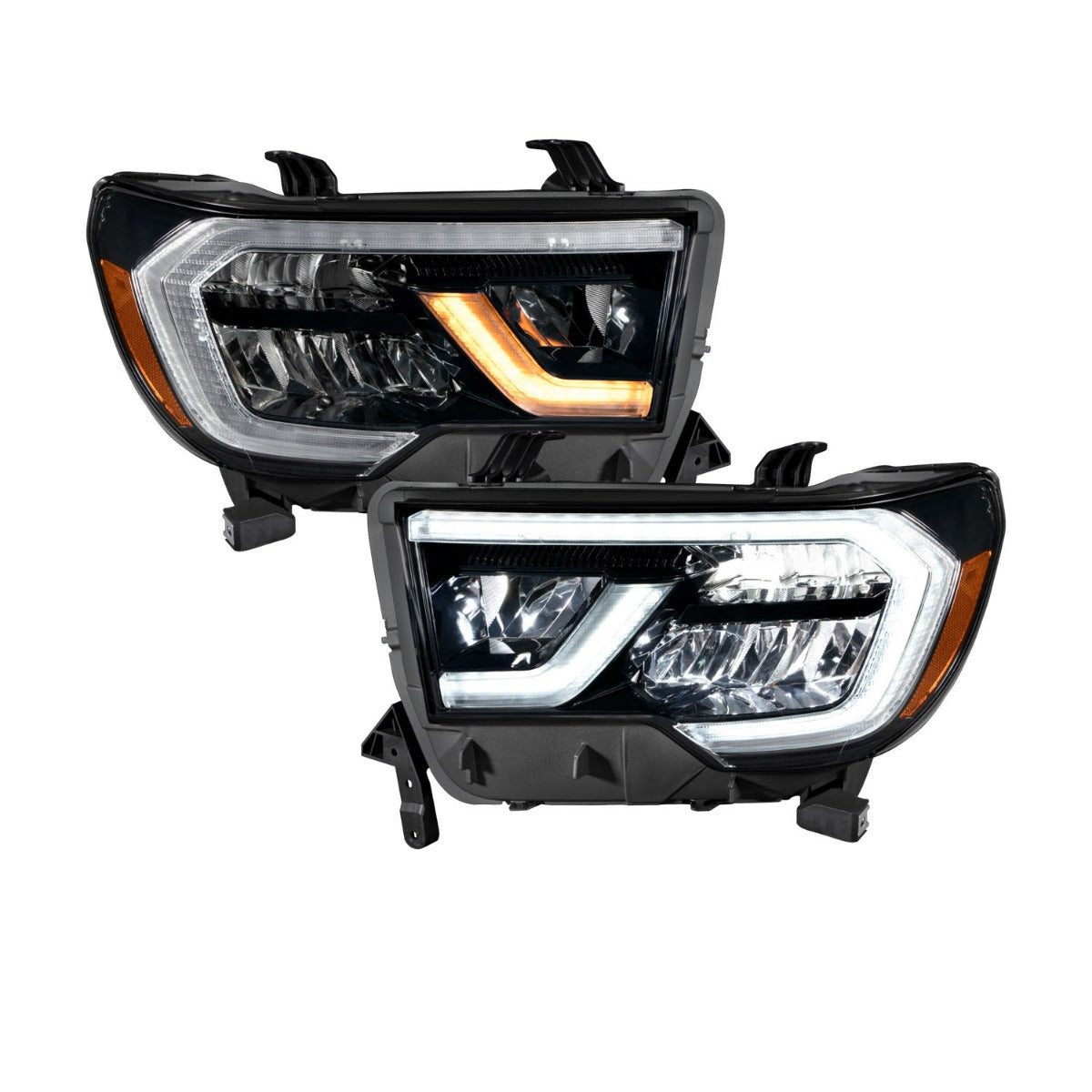 Form Lighting 2007-2013 Toyota Tundra 2008-2017 Toyota Sequoia LED Reflector Headlights Pair FL0010