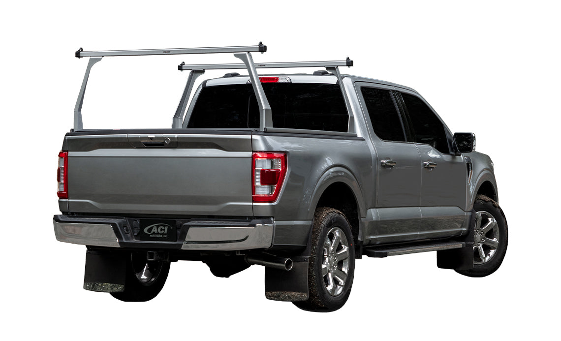 ADARAC 2017-2024 Ford F-250 F-350 F-450 8' Silver Aluminum Series Truck Bed Racks F3010061