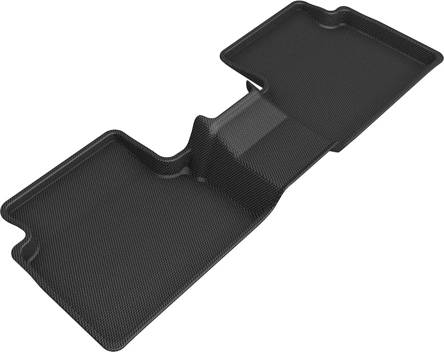 3D Maxpider 2021-2024 Ford Bronco Sport 1st Row For Vinyl Floors Floor Mat Kagu Carbon Fiber Embossed Pattern Black L1FR14311509