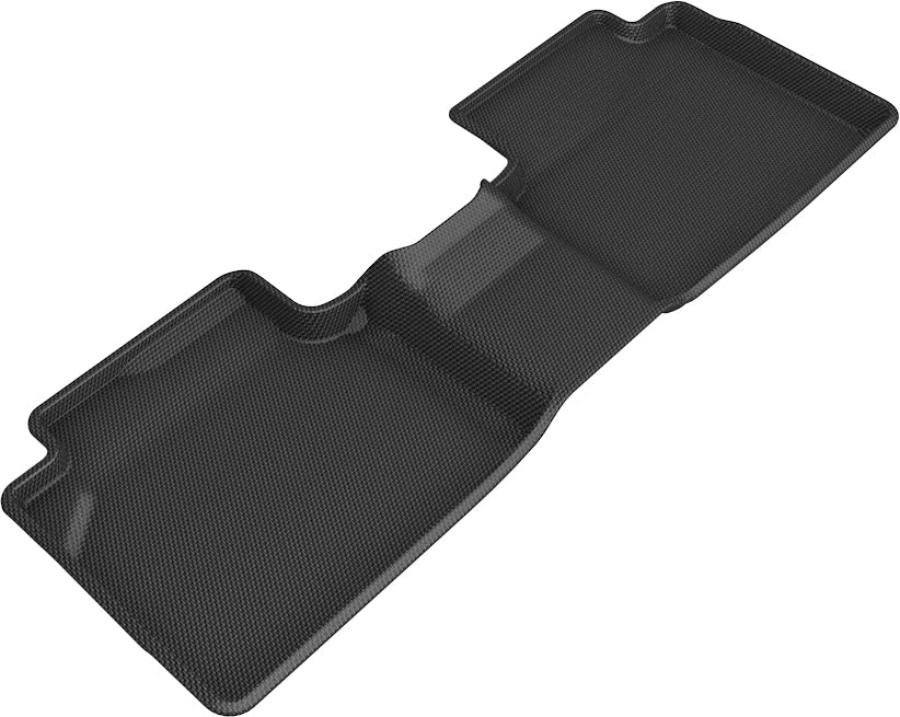 3D Maxpider 2020-2024 Ford Escape Custom Fit Kagu 2nd Row Carbon Fiber Embossed Pattern Black Floor Mats L1FR14221509