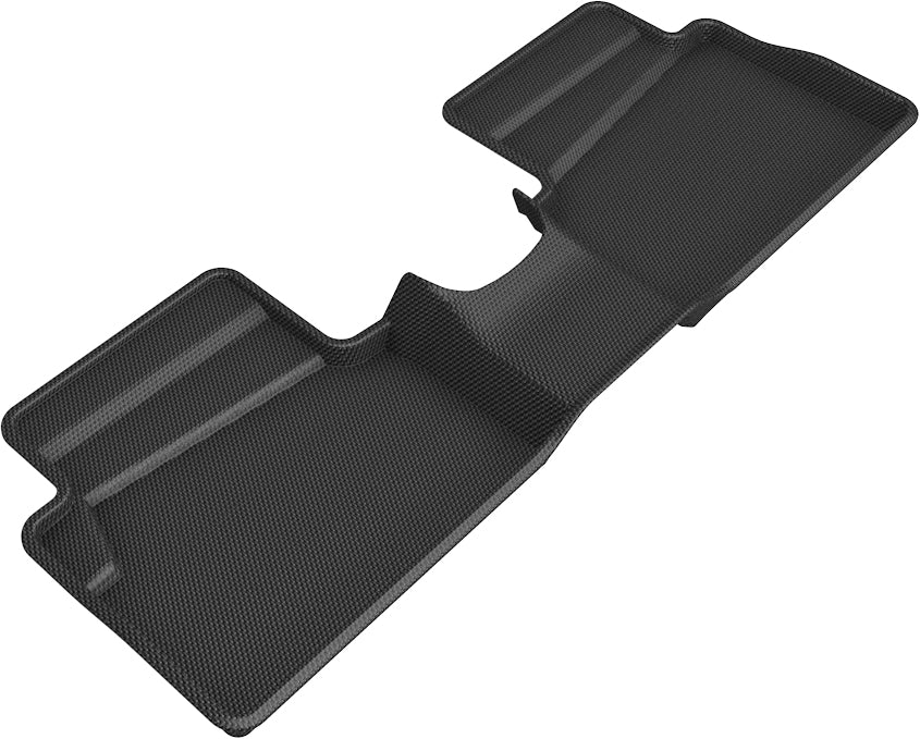 3D Maxpider 2022-2024 Ford Maverick 2nd Row Custom Fit Kagu Floor Mat Carbon Fiber Embossed Pattern Black L1FR14421509
