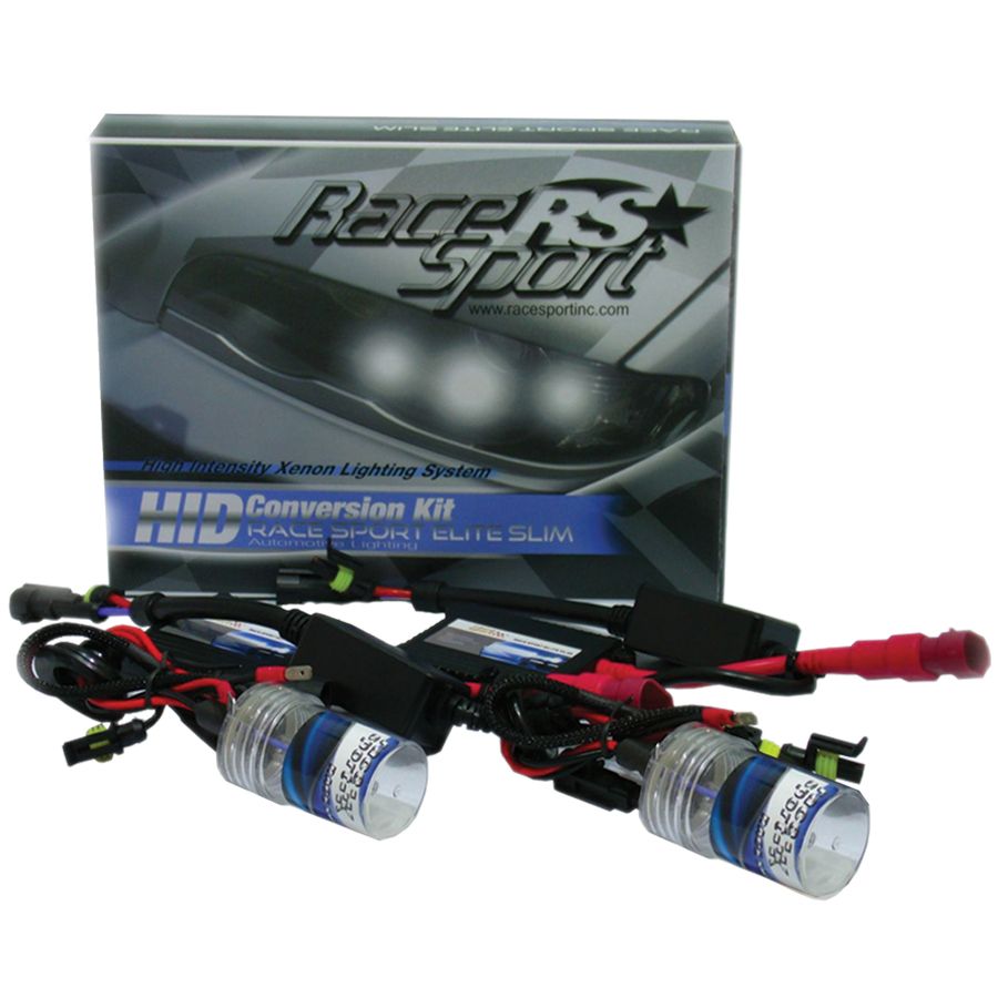 Race Sport Lighting H13-3 Bi-Xenon AC Super-Slim Ballast Kit H13-3-6K-BI-SLIM