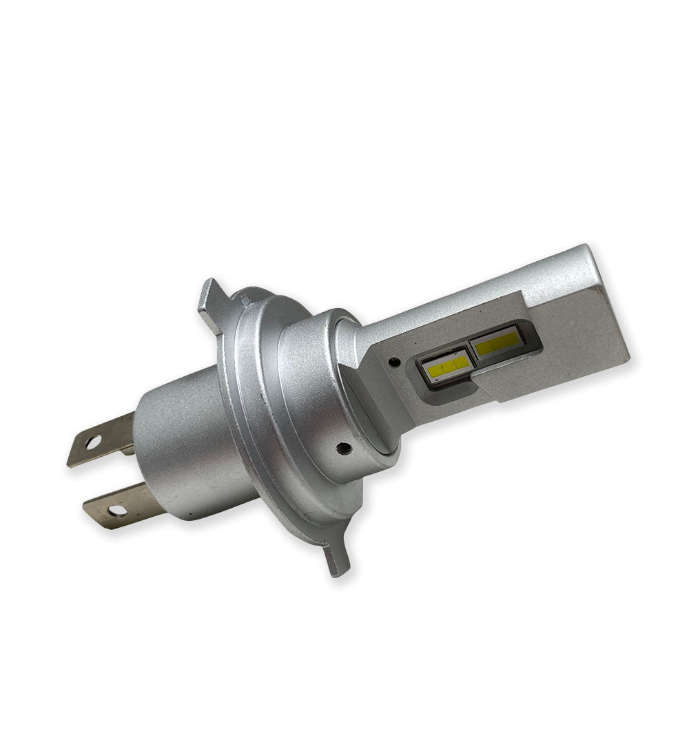 Race Sport H4 2500 LUX Driverless Plug-N-Play LED Headlight Kit with Canbus Decoder V2 DRIVE Series H4LEDDSv2