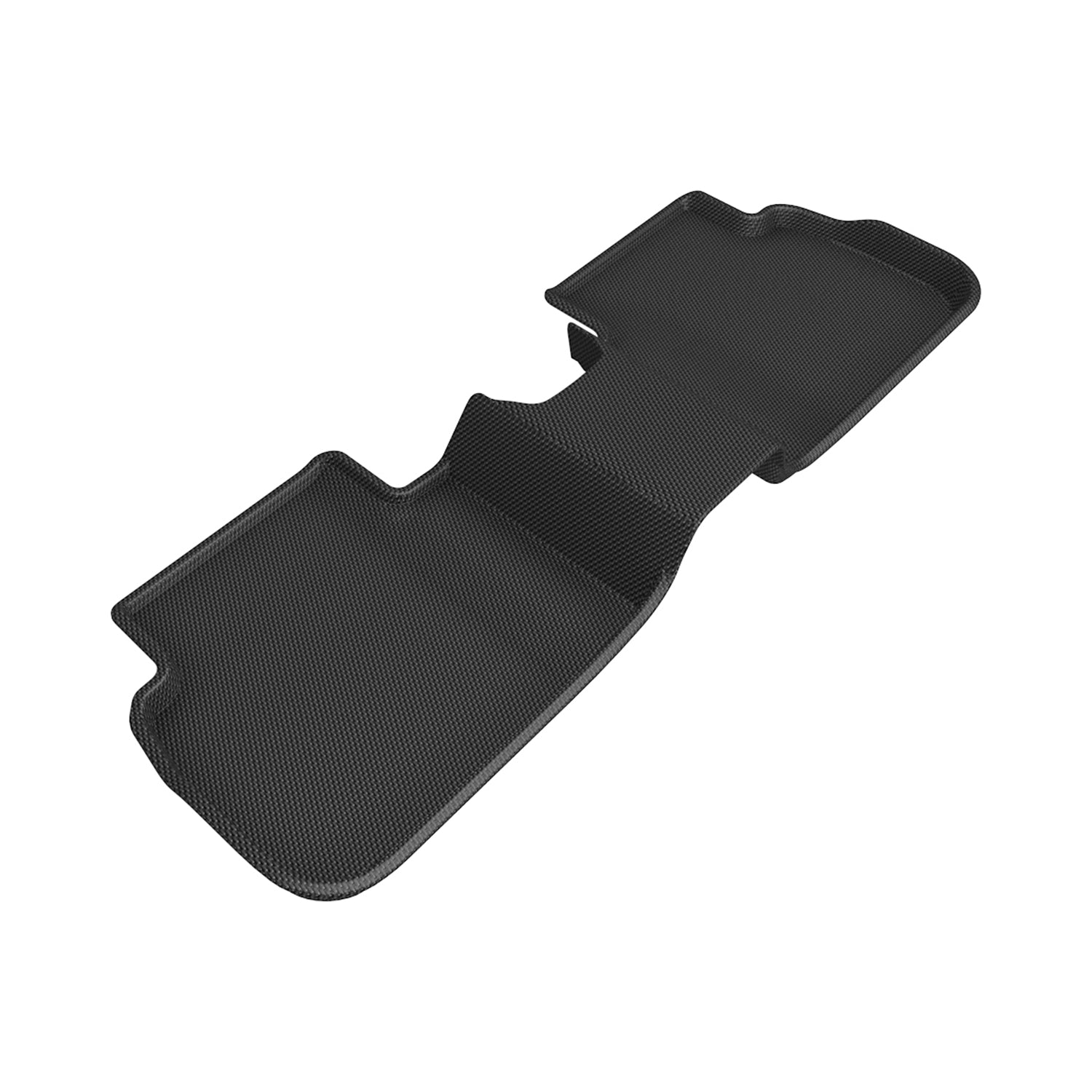 3D Maxpider 2022-2024 Acura Integra Honda Civic Custom Fit Kagu 2Nd Row Floor Mat Carbon Fiber Embossed Pattern Black L1HD11921509