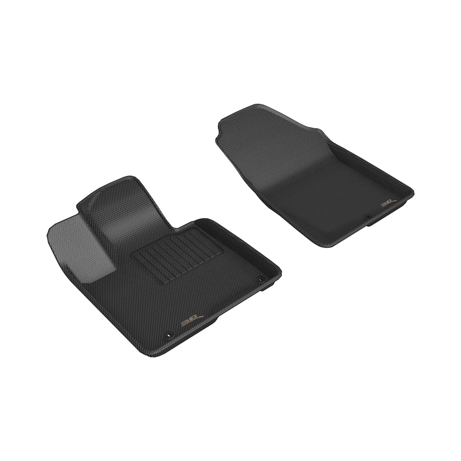 3D Maxpider 2022-2024 Hyundai Santa Cruz Custom Fit Kagu Black 1st Row Floor Liner L1HY11811509