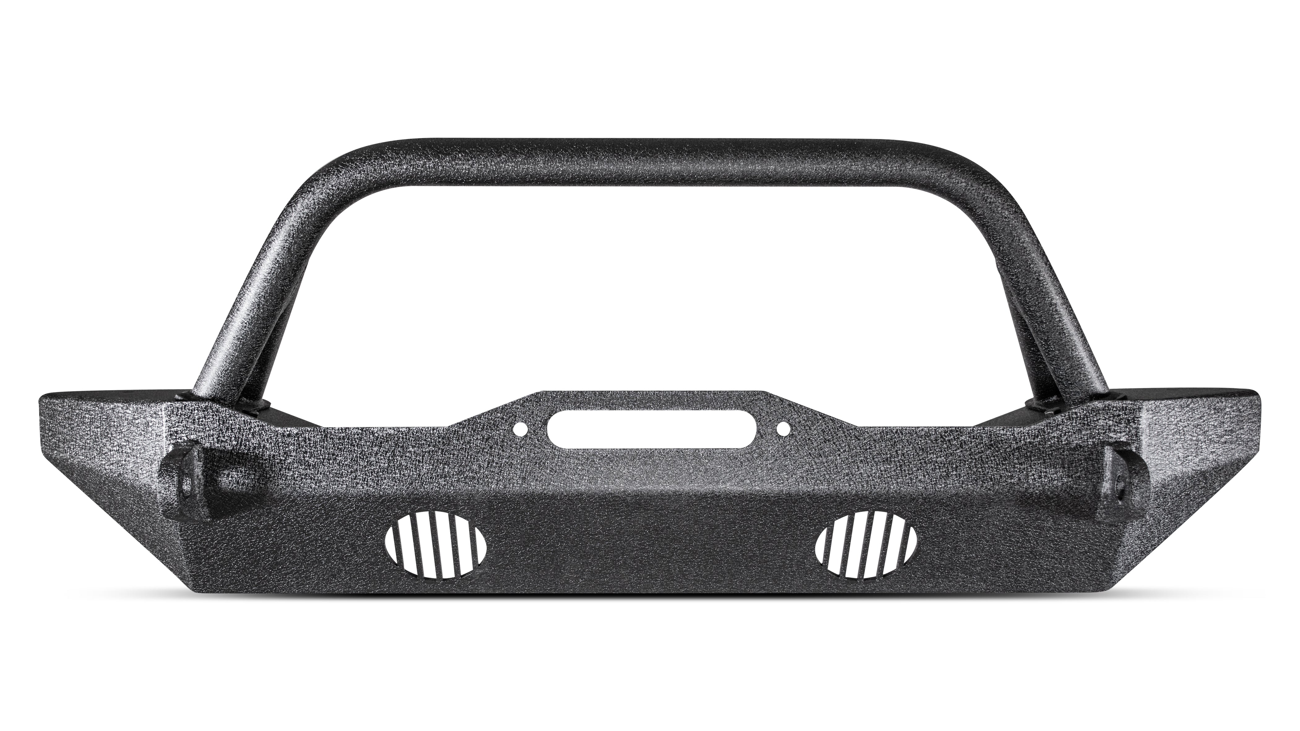 Body Armor 2007-2018 Jeep Wrangler Front Bumper Mid Stubby Black JK-19532