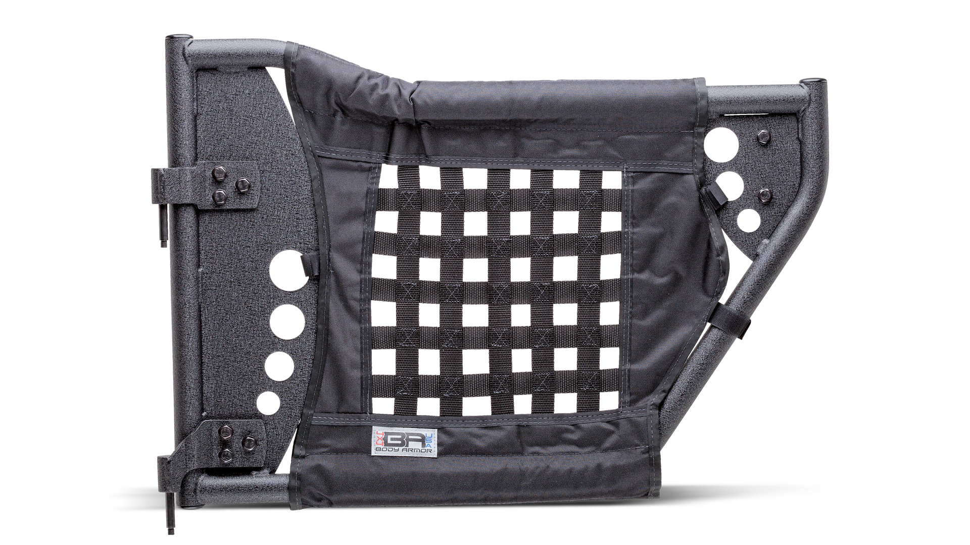 Body Armor 2007-2018 Jeep Wrangler Gen 3 Traildoors Rear Pair Black JK-6140