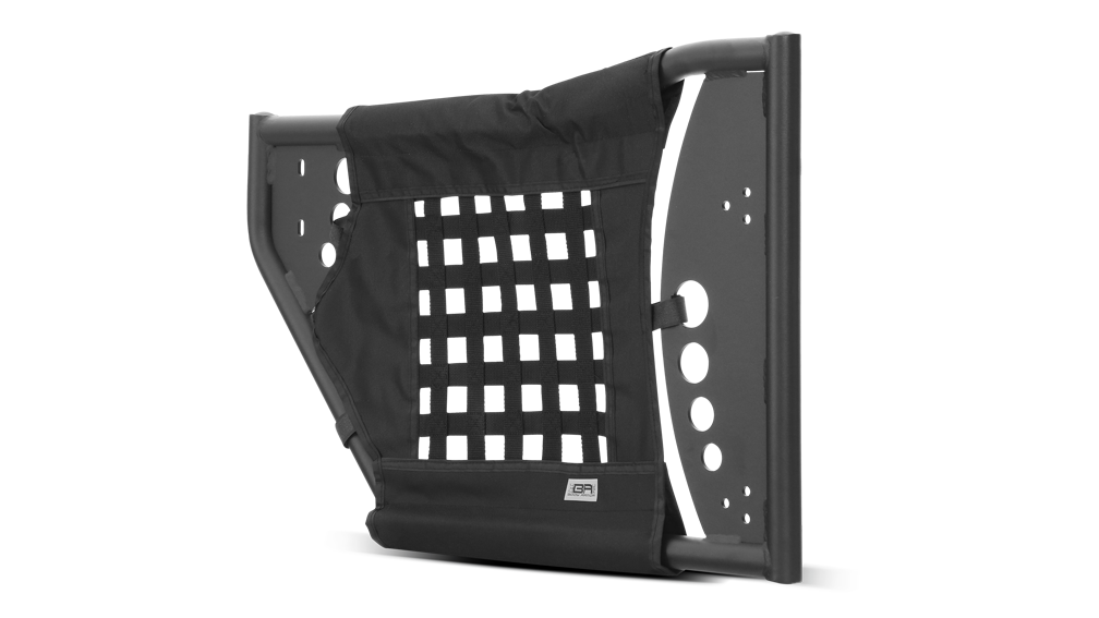 Body Armor 2018-2023 Jeep Wrangler JL 2019-2023 Gladiator JT Trail doors Rear Pair Black JL-6150