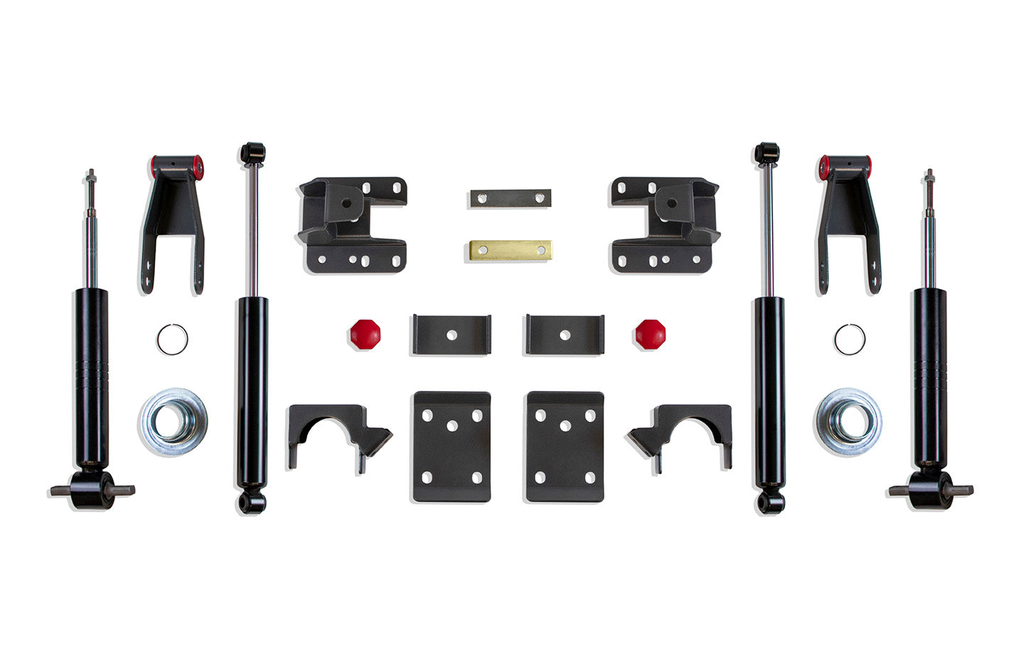 MaxTrac Suspension 2WD 4WD 2"-4" Lowering Kit Including Front Struts Flip Kit Hangers Shackles & Rear Shocks K331324S
