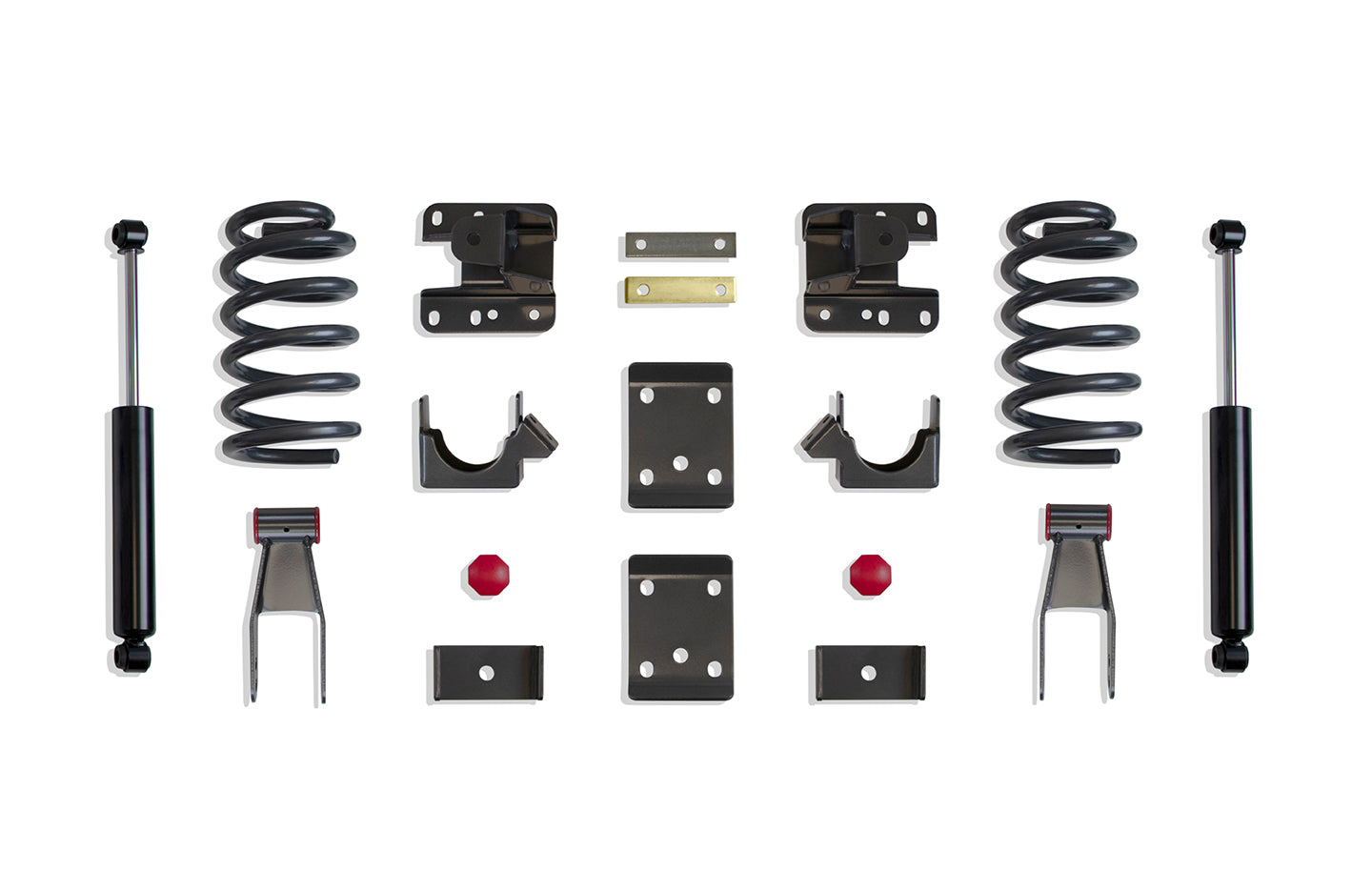 MaxTrac Suspension 2WD 4WD 2"-4" Lowering Kit Inluding Sc Coils Flip Kit Hangers Shackles & Rear Shocks K331524-6