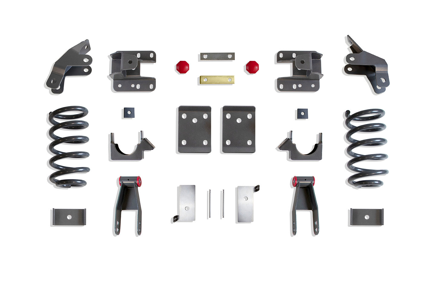 MaxTrac Suspension 2-4" Lowering Kit Including Dc Coils Flip Kit Hangers Shackles Rear Shock Extenders & Magneride Sensor Provisions K331524-8M