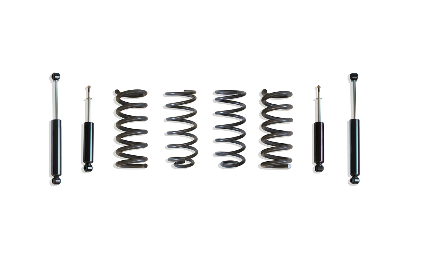 MaxTrac Suspension 2009-2024 Dodge Ram 1500 2019-2024 Ram 1500 Classic 2WD 2"-3" Lowering Kit Including V8 Front Coils Rear Coils And Front Rear Shocks K332923