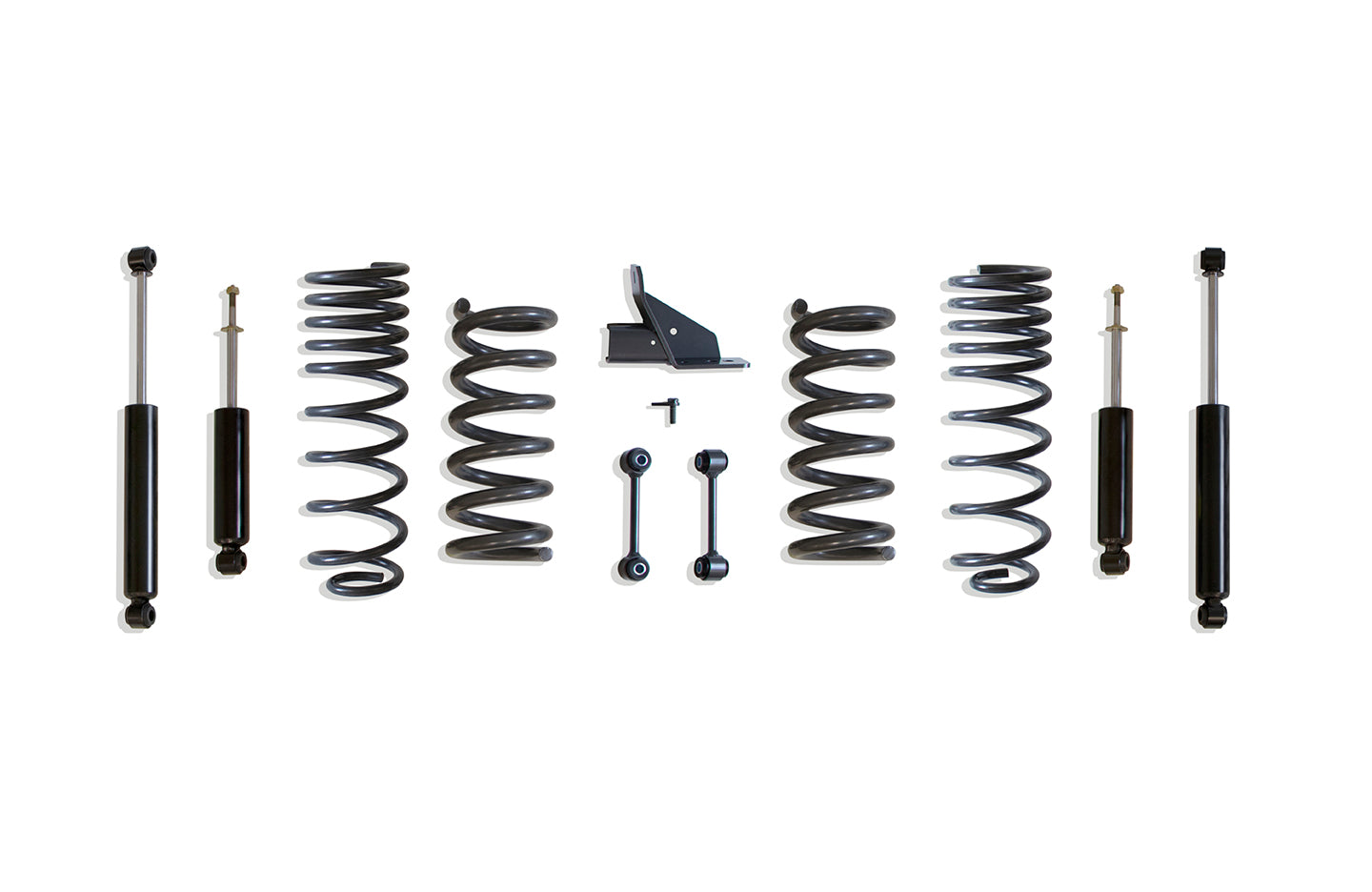 MaxTrac Suspension 2009-2024 Dodge Ram 1500 2019-2024 Dodge Ram 1500 Classic 2WD Extra Cab Crew Cab 2"/4" Drop Height Lowering Kit With Coils K332924-8