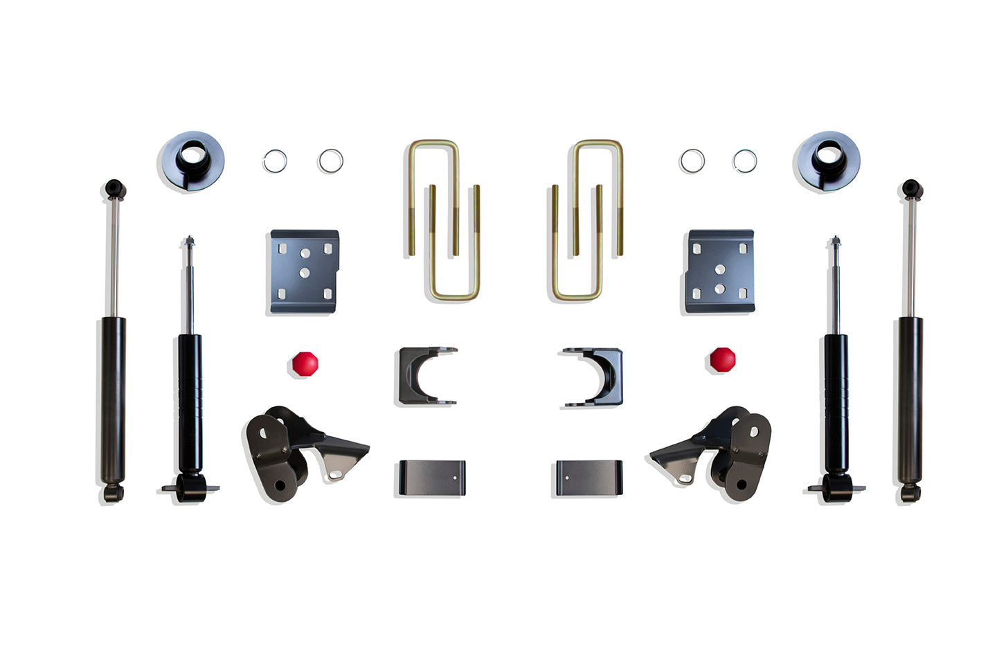 MaxTrac Suspension 2015-2025 Ford F-150 2WD 2"/4" Drop Height Lowering Kit With Struts K333224S