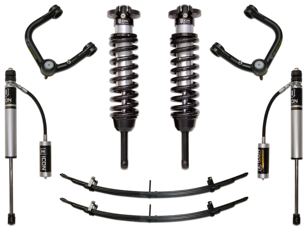 ICON Vehicle Dynamics 2005-2020 Toyota Tacoma 0-3.5" Lift 16-20 0-2.75" Lift Stage 3 Suspension System With Tubular Upper Control Arms K53003T