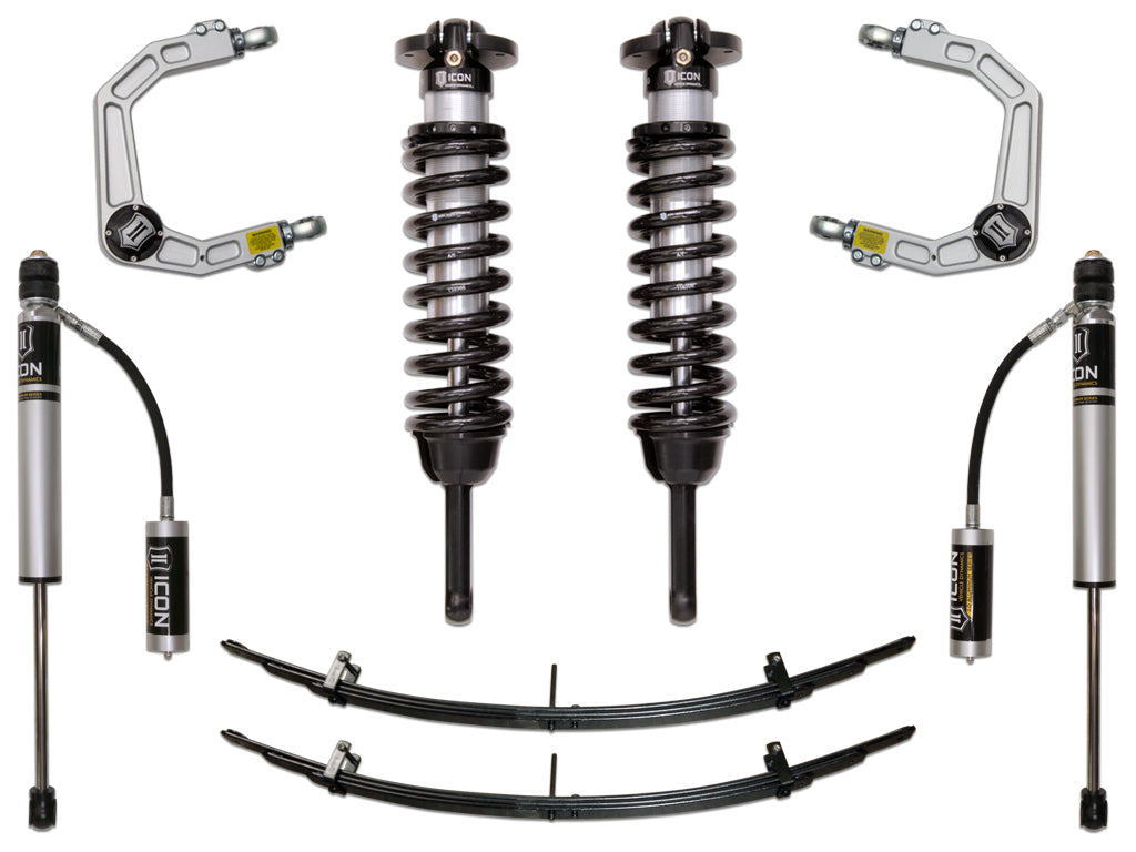 ICON Vehicle Dynamics 2005-2020 Toyota Tacoma 0-3.5" Lift 16-20 0-2.75" Lift Stage 3 Suspension System With Tubular Upper Control Arms K53003