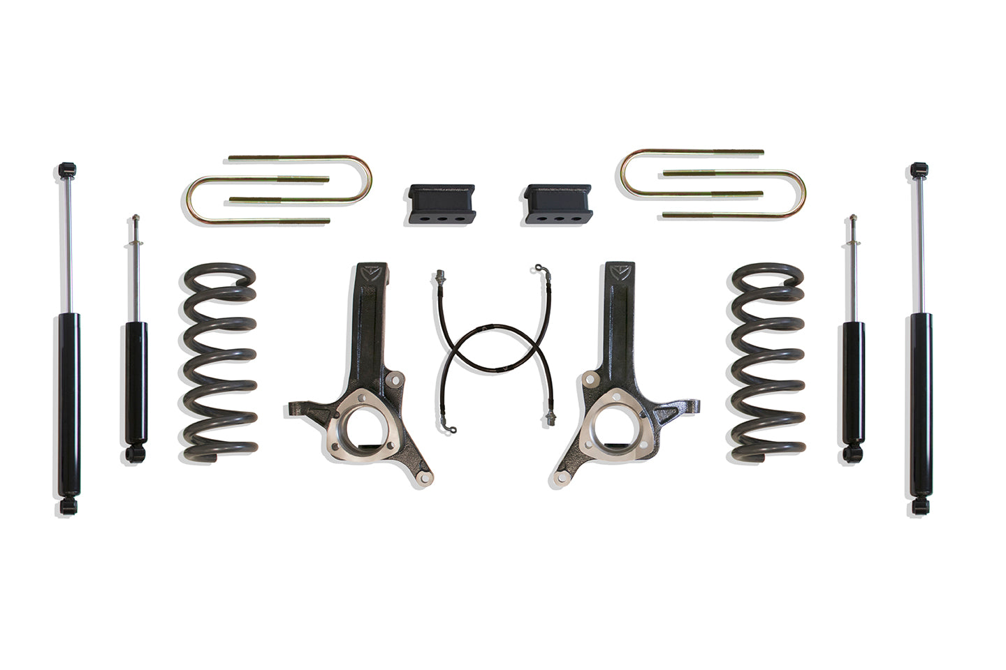 MaxTrac Suspension 2003-2008 Dodge Ram 2500 2003-2008 Dodge Ram 3500 2WD 6.5"/2.5" Height Maxpro Lift Kit With Diesel Coils & 3.625" U-Bolts K882262DS