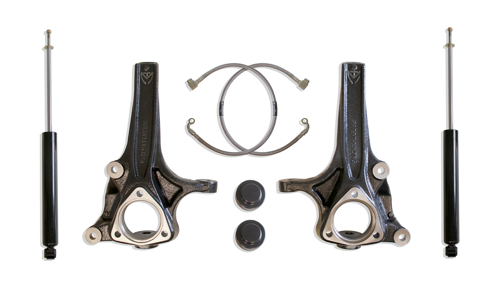 MaxTrac Suspension 2019-2024 Dodge Ram 1500 2WD 4"/1.5" Height Maxpro Lift Kit With Max Trac Shocks K882741