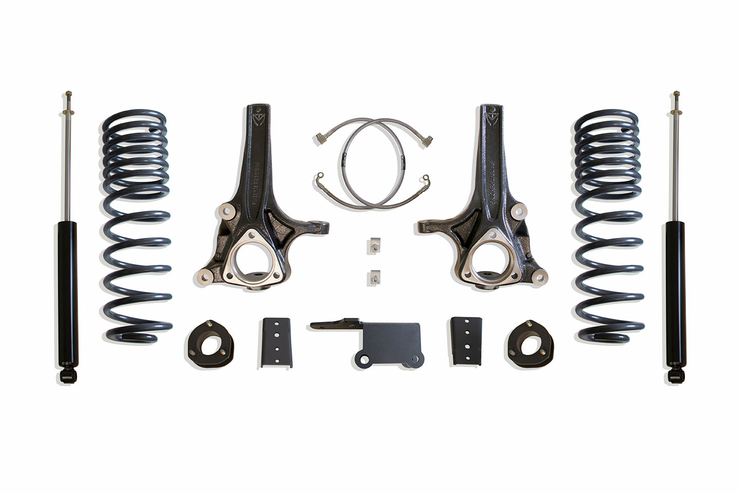 MaxTrac Suspension 2019-2024 Dodge Ram 1500 2WD 7"/4" Height Maxpro Lift Kit With Max Trac Shocks K882774