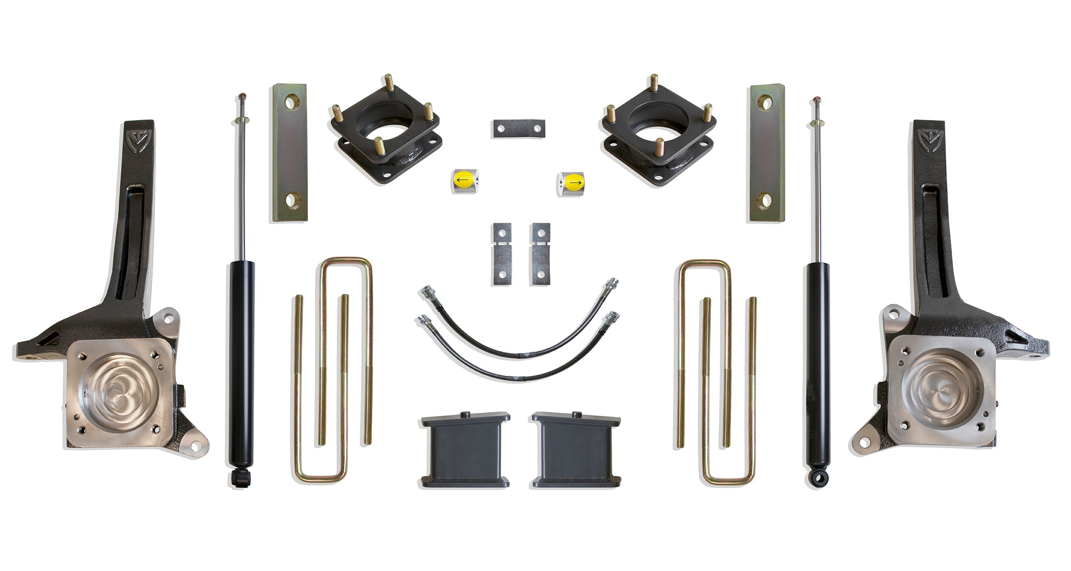 MaxTrac Suspension 2007-2021 Toyota Tundra 2WD 6"/4" Height Maxpro Lift Kit With Max Trac Shocks K886764