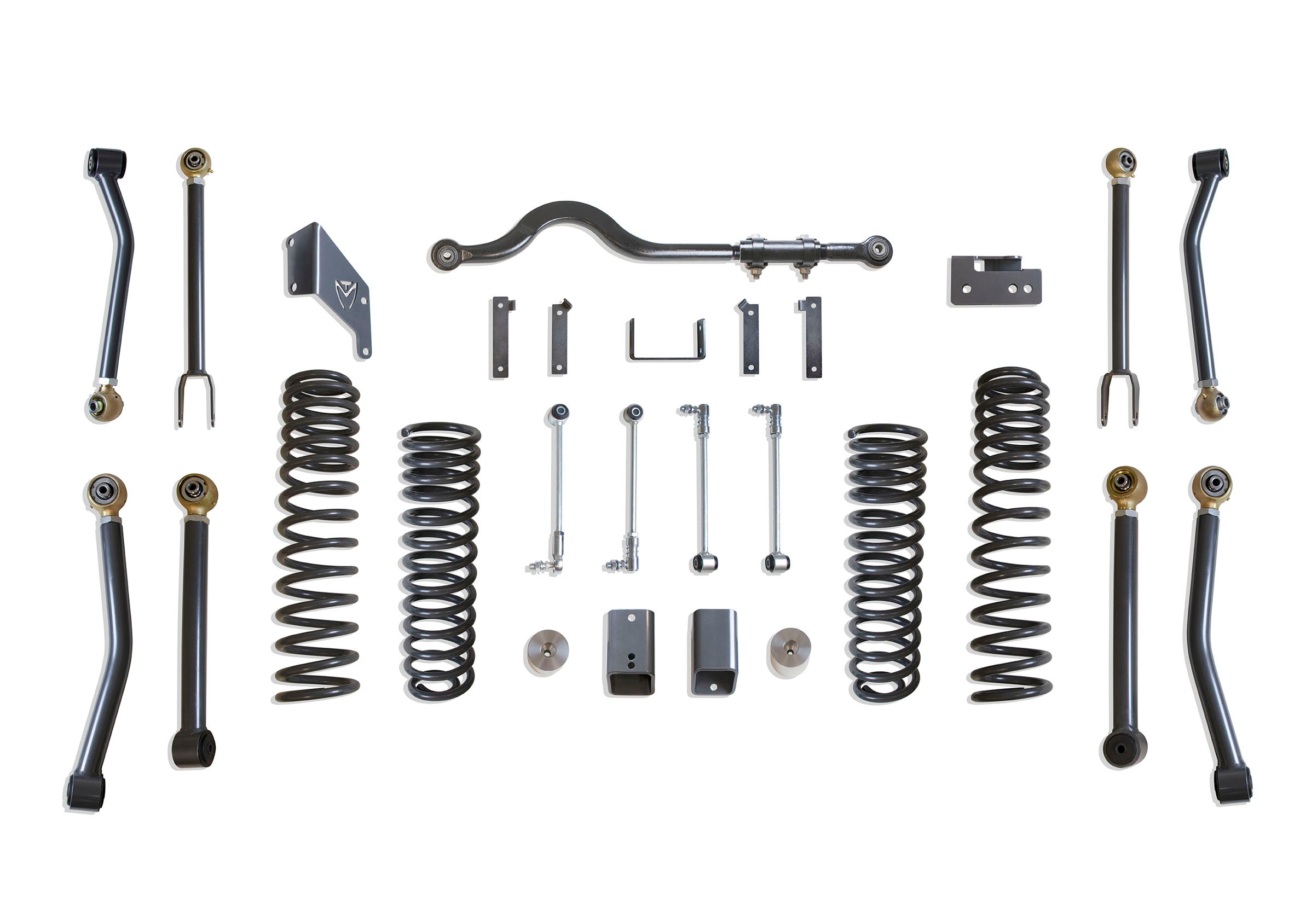 MaxTrac Suspension 4.5" Lift Kit Including F&R Coils Bump Stop Extensions Brake Line Extensions Trac Bar Bracket & Adjustable Control Arms No Shocks K889745A