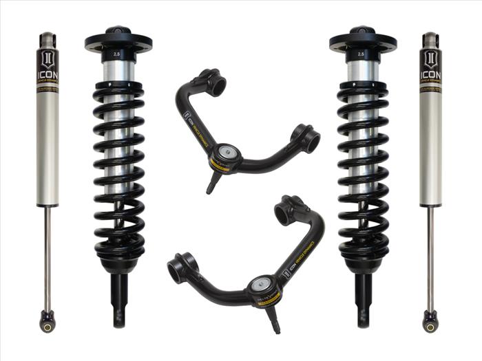 ICON Vehicle Dynamics 2009-2013 Ford F150 4wd 0-2.63" Lift Stage 2 Suspension System With Tubular Uca K93002T
