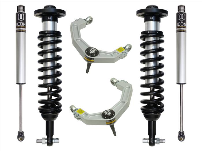 ICON Vehicle Dynamics 2015-2020 Ford F-150 4wd 0-2.63" Lift Stage 2 Suspension System With Billet Uca K93082
